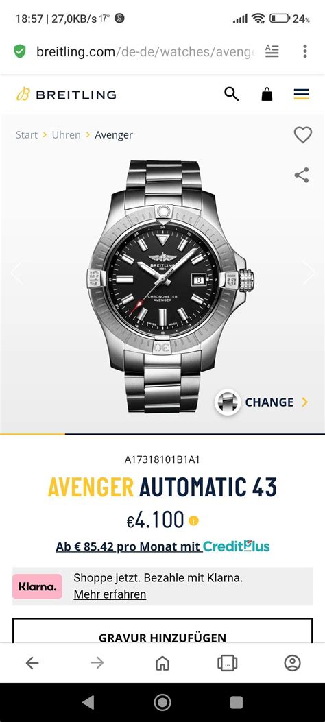 breitling avenger alternative